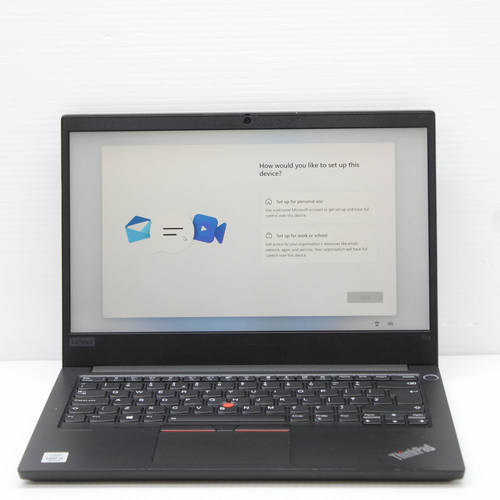 Lenovo ThinkPad i5 Laptop 14 inch E14 8GB RAM 256GB NVMe Intel 10210U Windows 11