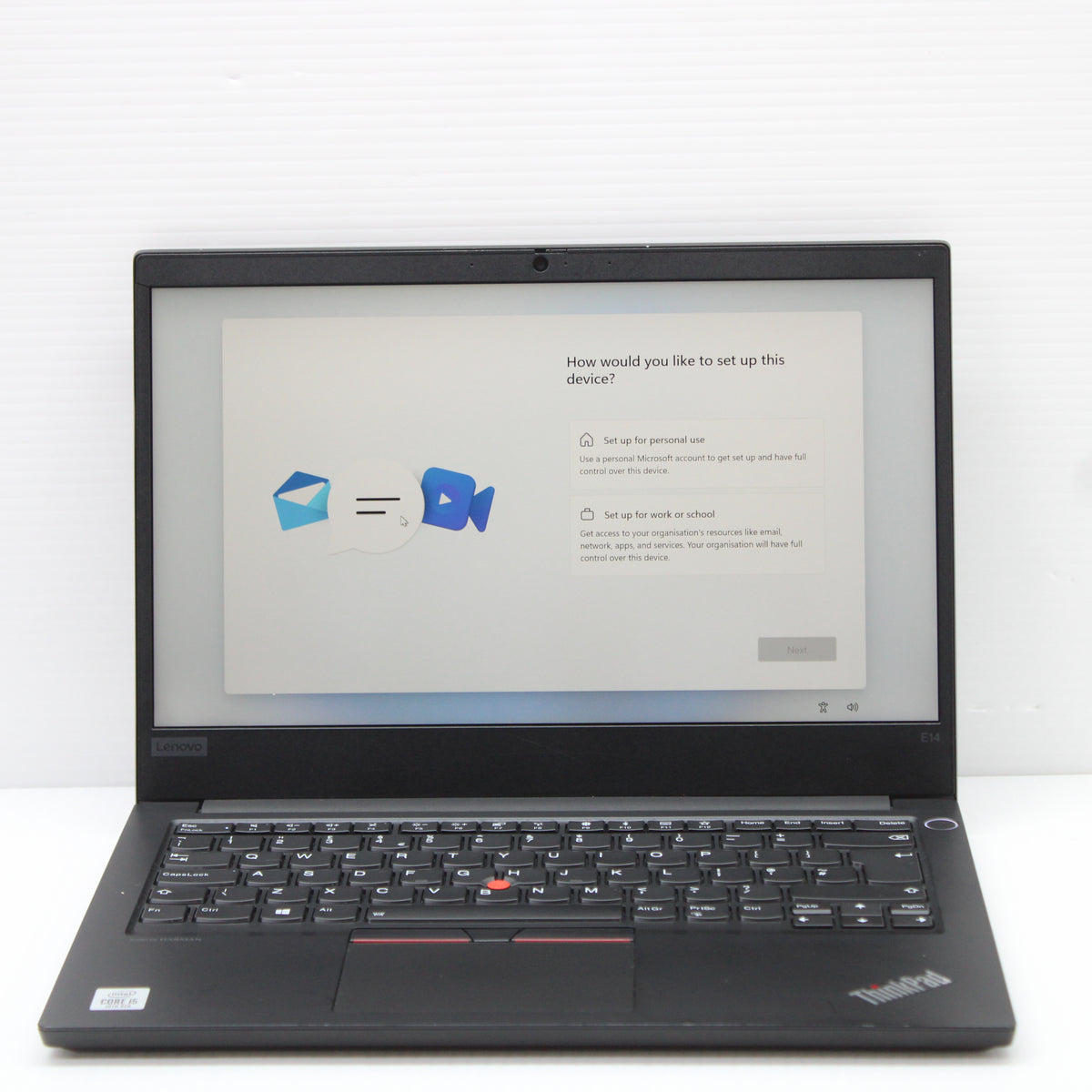 Lenovo ThinkPad i5 Laptop 14 inch E14 8GB RAM 256GB NVMe Intel 10210U Windows 11