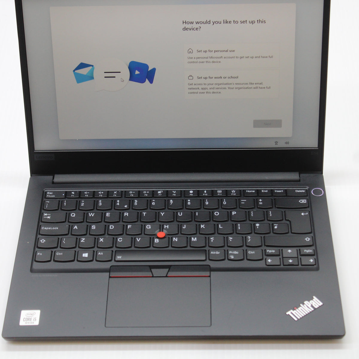 Lenovo ThinkPad i5 Laptop 14 inch E14 8GB RAM 256GB NVMe Intel 10210U Windows 11