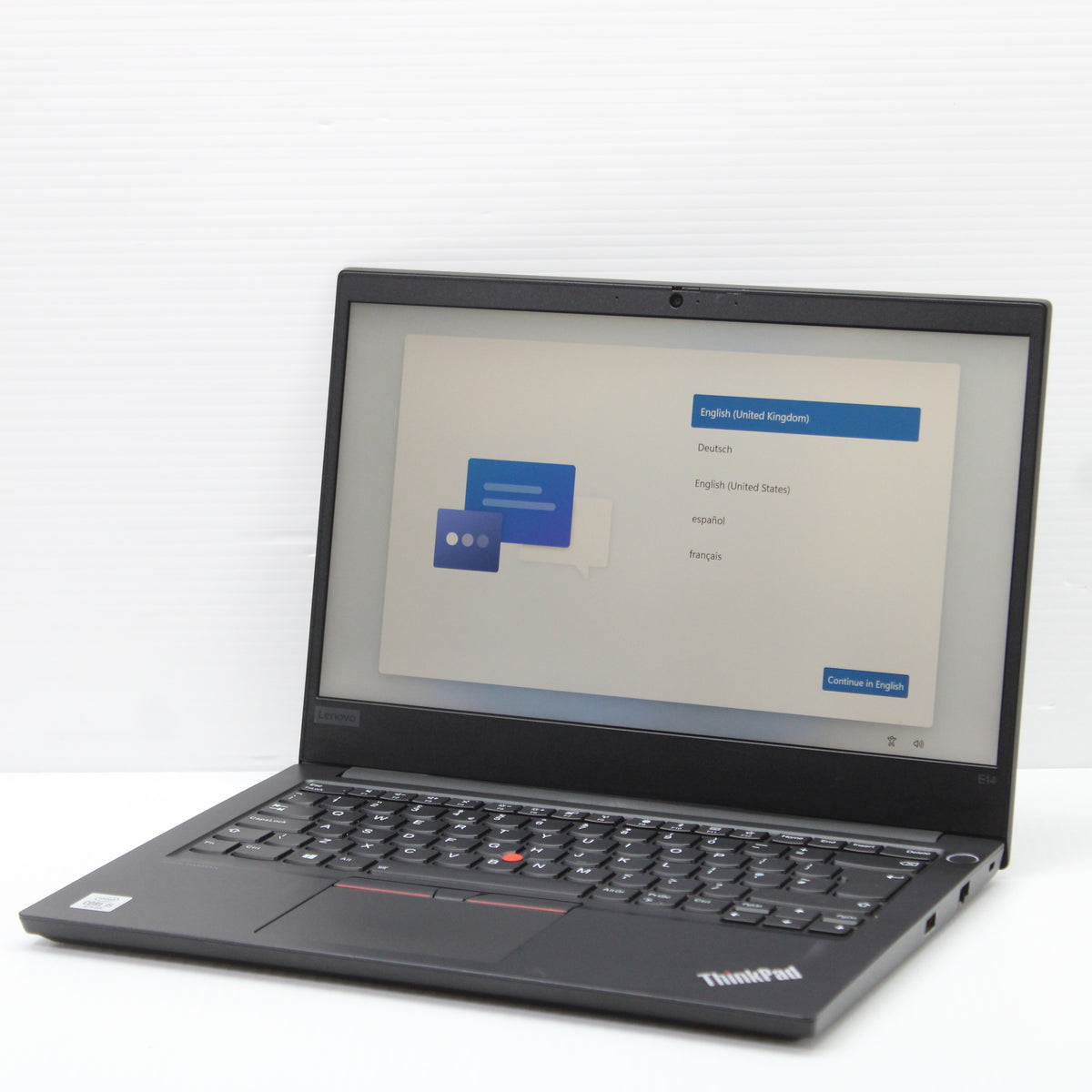 Lenovo ThinkPad i5 Laptop 14 inch E14 8GB RAM 256GB NVMe Intel 10210U Windows 11