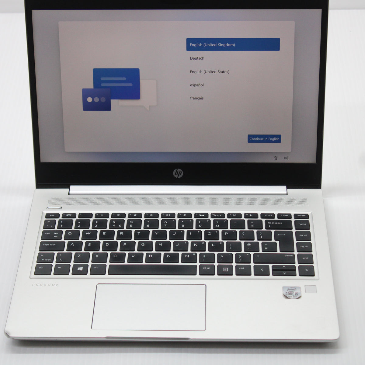 HP ProBook i5 Laptop 14 inch 440 G7 8GB RAM 256GB NVMe Intel 10210U Windows 11