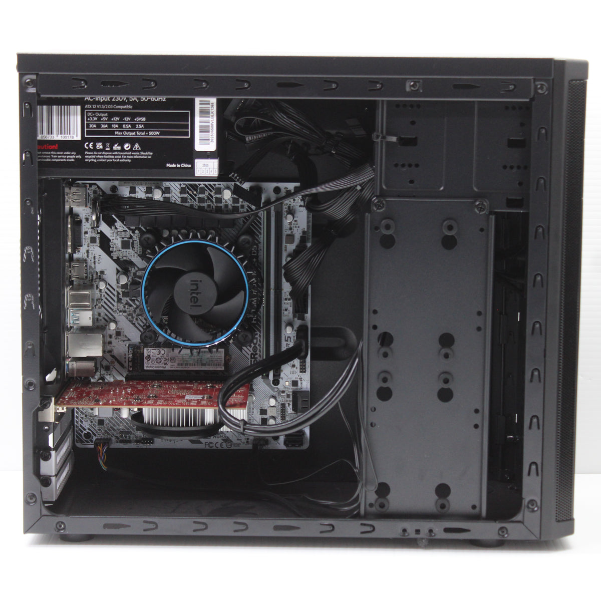 ASRock H610M Desktop PC 16GB DDR5 RAM 512GB NVMe SSD Intel 14100F Windows 11