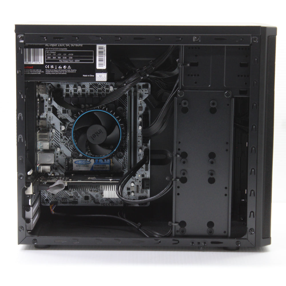 ASRock Does Not Apply H610M-HDV/M.2+ D5 Desktop PC 16GB RAM 512GB NVMe SSD i3-14100F NVIDIA GeForce GT 710 2GB Windows 11 Pro