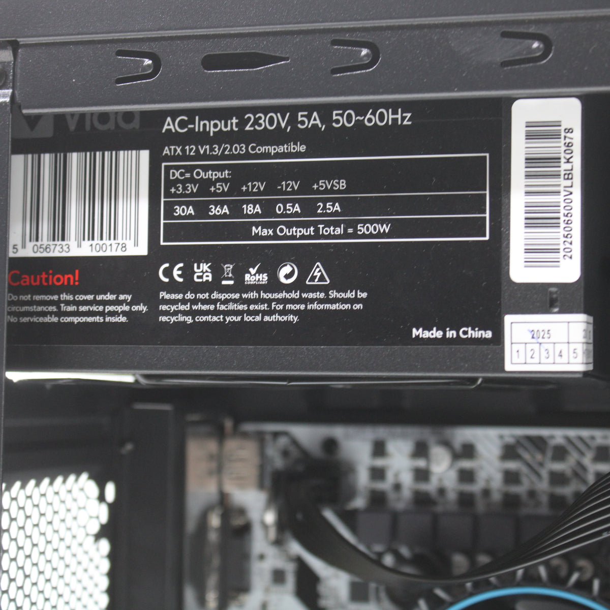 ASRock Does Not Apply H610M-HDV/M.2+ D5 Desktop PC 16GB RAM 512GB NVMe SSD i3-14100F NVIDIA GeForce GT 710 2GB Windows 11 Pro