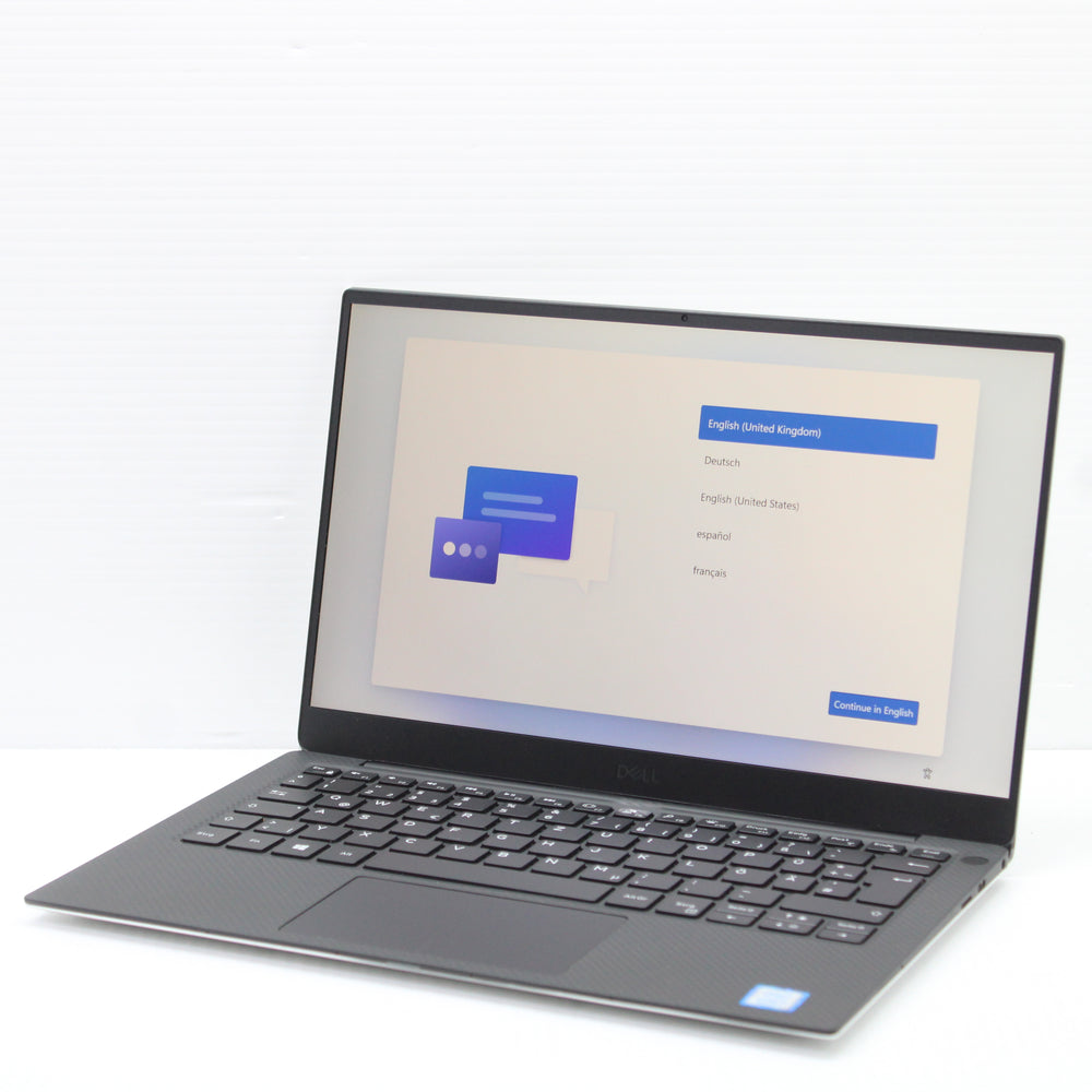 Dell XPS i7 laptop 9380 13 in 16GB RAM 512GB NVMe Intel 8565U Windows 11 QWERTZ