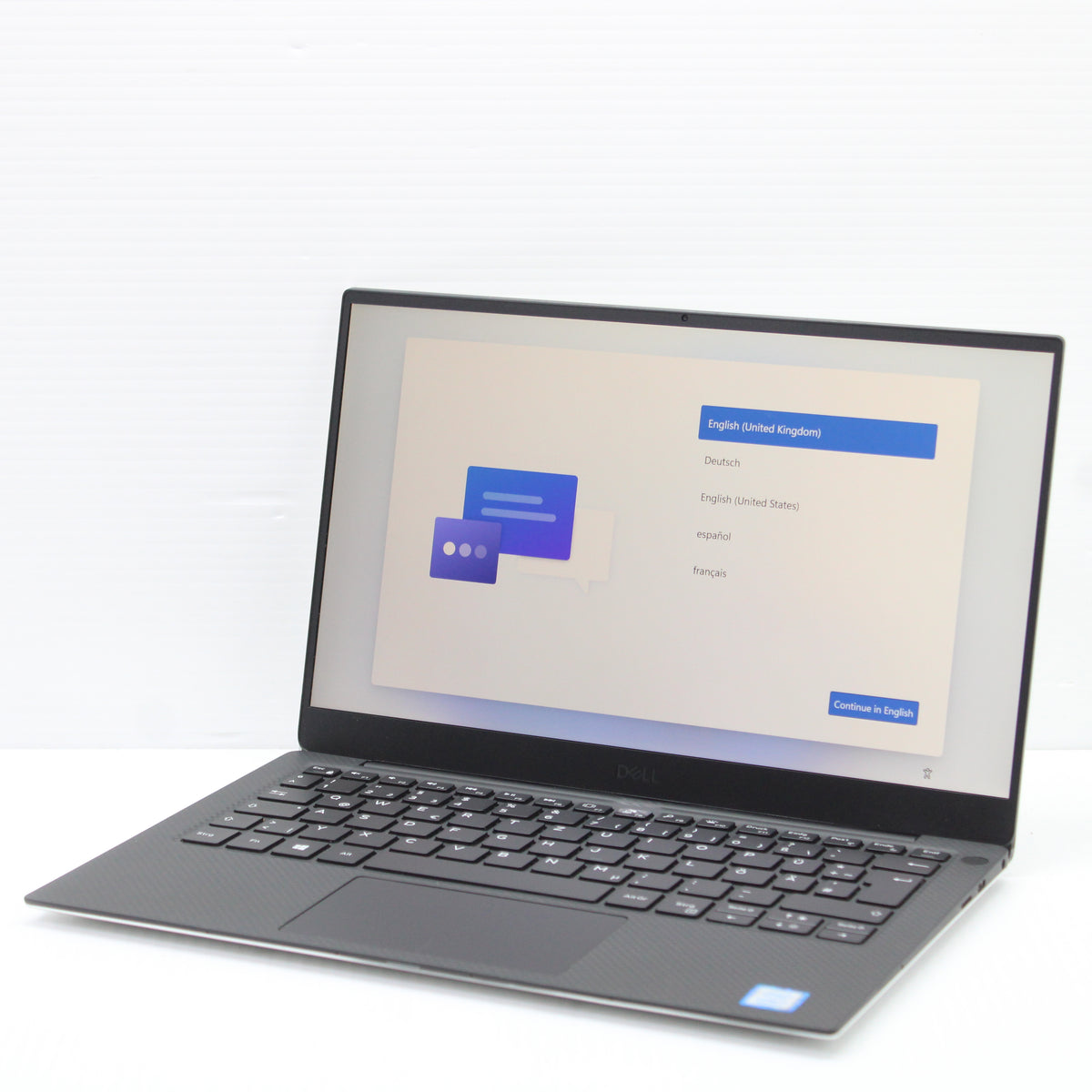 Dell XPS i7 laptop 9380 13 in 16GB RAM 512GB NVMe Intel 8565U Windows 11 QWERTZ