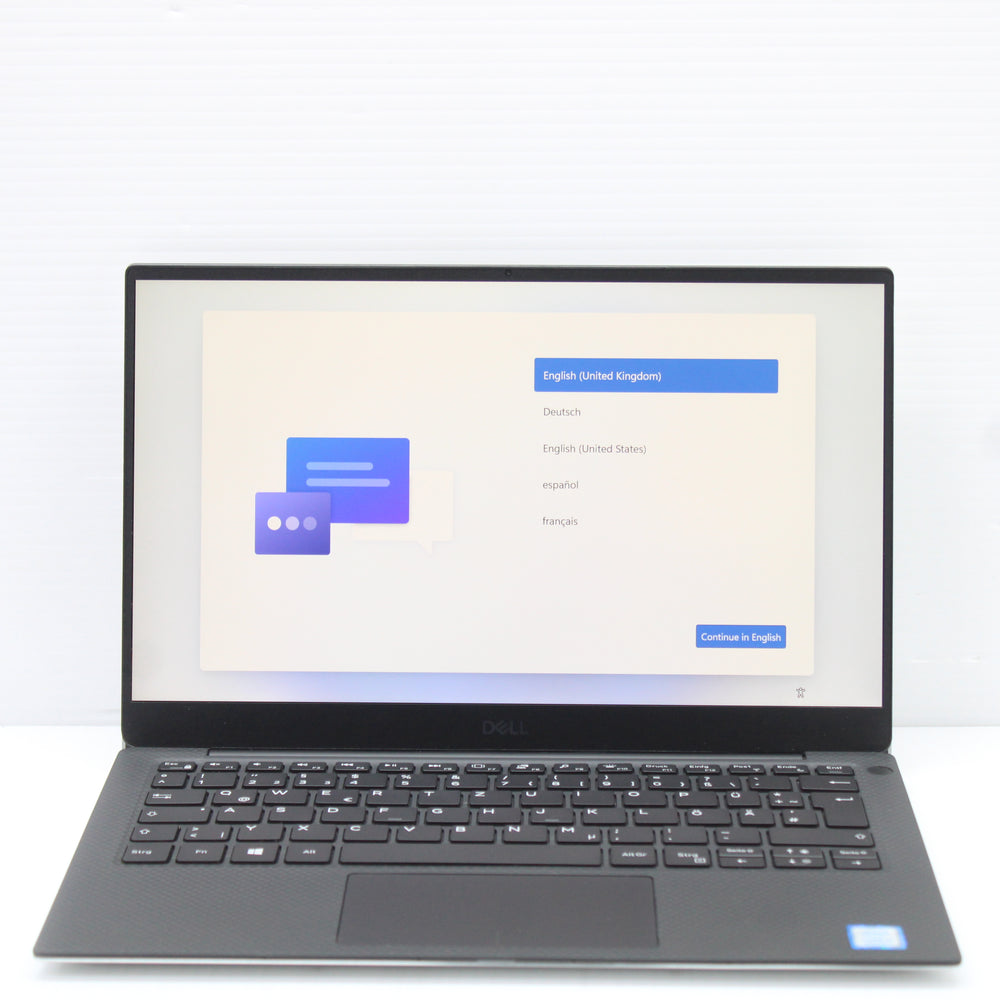 Dell XPS i7 laptop 9380 13 in 16GB RAM 512GB NVMe Intel 8565U Windows 11 QWERTZ
