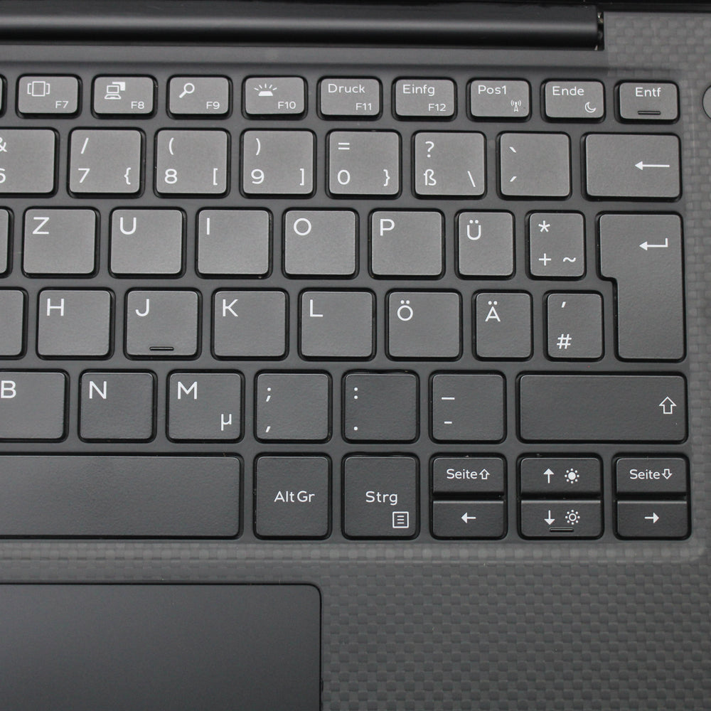 Dell XPS i7 laptop 9380 13 in 16GB RAM 512GB NVMe Intel 8565U Windows 11 QWERTZ