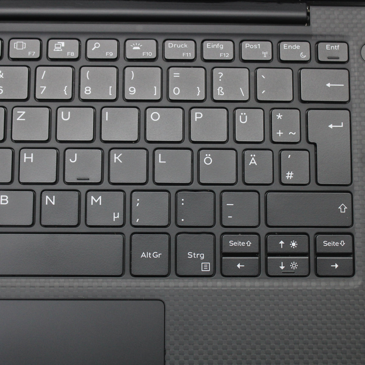 Dell XPS i7 laptop 9380 13 in 16GB RAM 512GB NVMe Intel 8565U Windows 11 QWERTZ