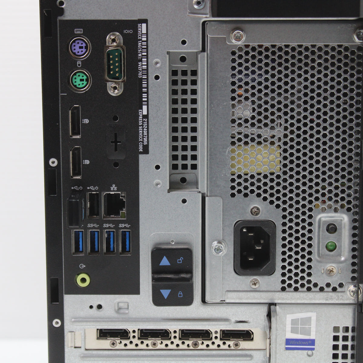 Dell Precision i7 Tower PC 3630 8GB RAM 256GB NVMe SSD Intel 9700 Quadro P2200