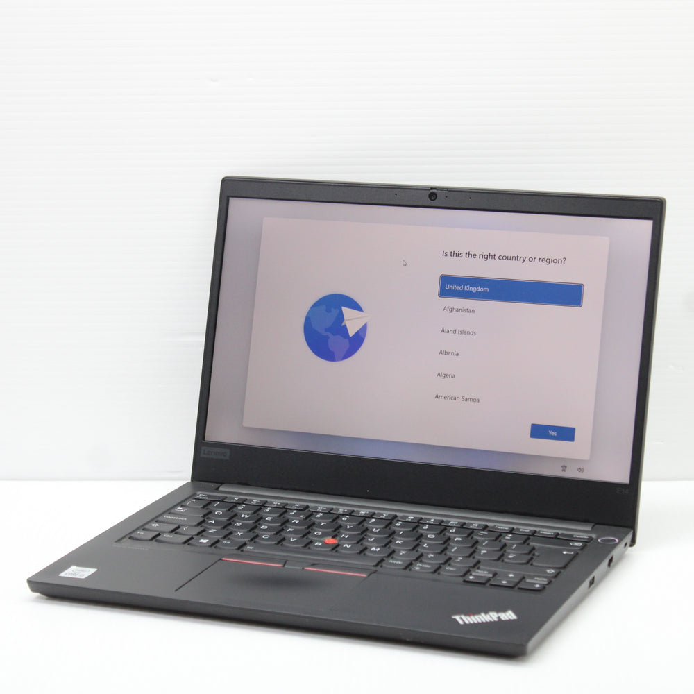Lenovo ThinkPad i5 Laptop 14 inch E14 8GB RAM 256GB NVMe Intel 10210U Windows 11