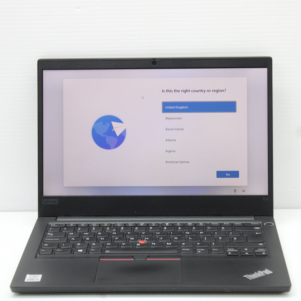 Lenovo ThinkPad i5 Laptop 14 inch E14 8GB RAM 256GB NVMe Intel 10210U Windows 11