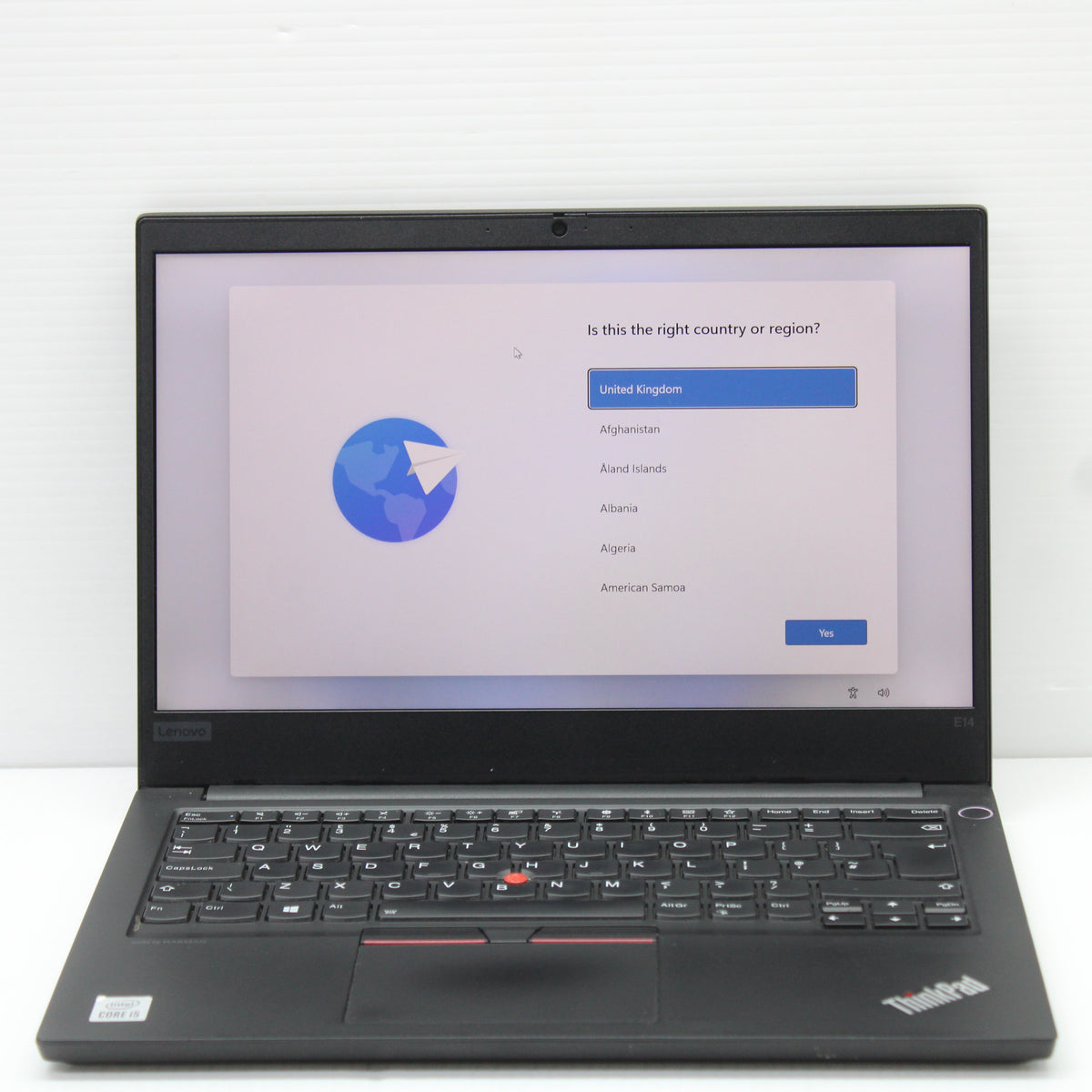 Lenovo ThinkPad i5 Laptop 14 inch E14 8GB RAM 256GB NVMe Intel 10210U Windows 11
