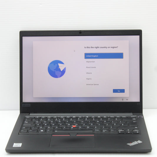 Lenovo ThinkPad i5 Laptop 14 inch E14 8GB RAM 256GB NVMe Intel 10210U Windows 11