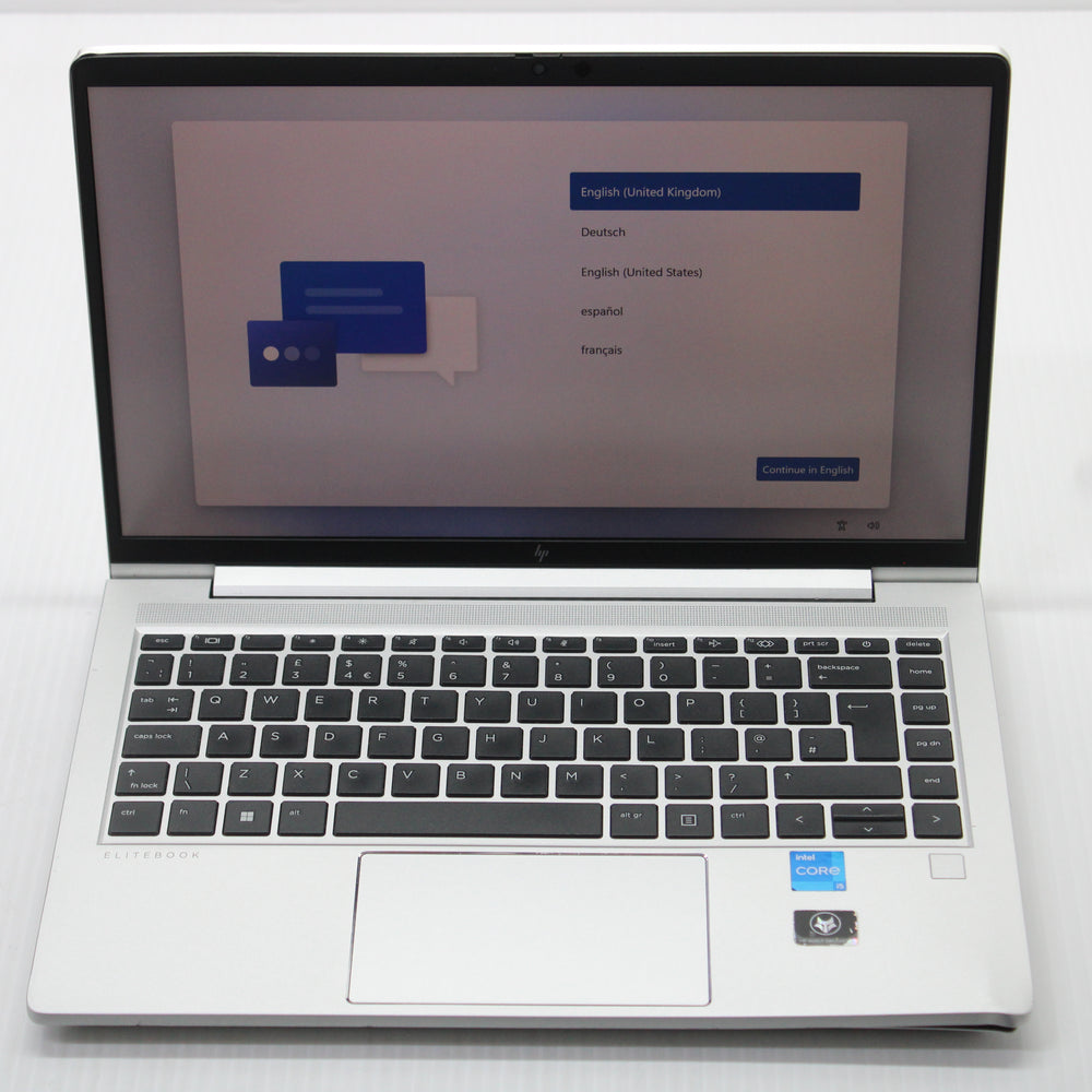 HP EliteBook i5 Laptop 640 G9 14 inch 8GB RAM 256GB NVMe Intel 1235U Windows 11