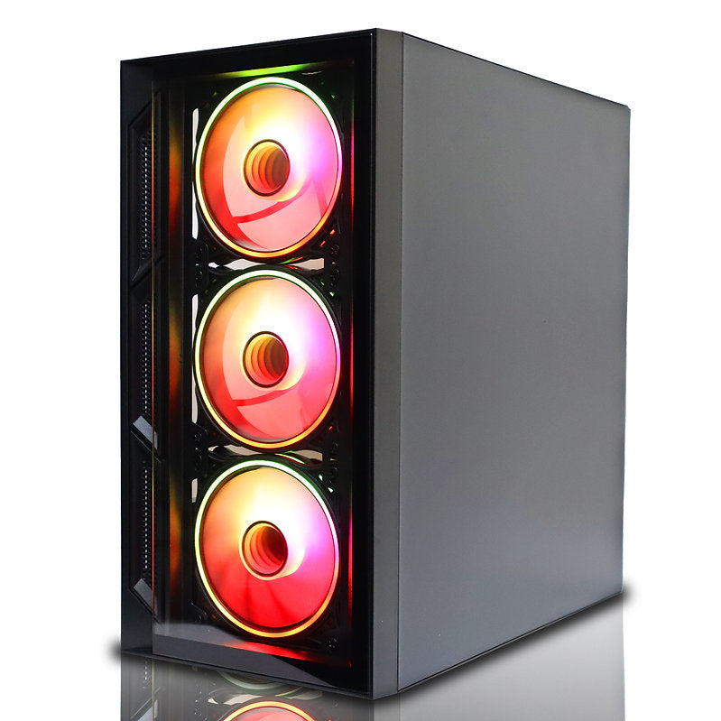 BCC Lucid ULTRA FAST Gaming PC Intel i5 RTX 3050 GT 1030 1TB 256GB SSD 16GB RAM Windows 11 Pro