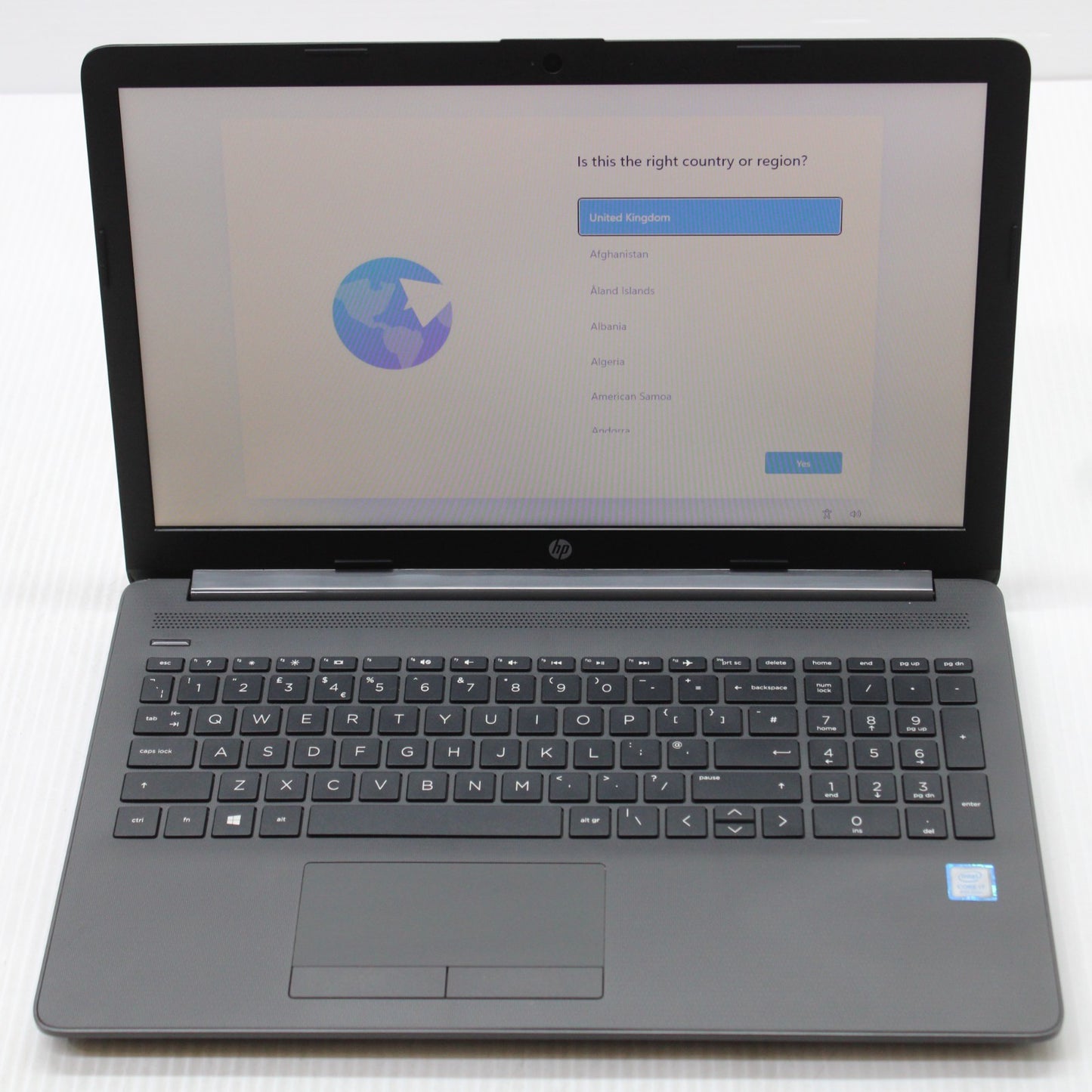 HP NoteBook i7 Laptop 15.6 in 250 G7 12GB RAM 256GB NVMe Intel 8565U Windows 11