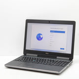 Dell Precision i7 Laptop 15.6 in 7520 24GB RAM 1TB NVMe Intel 7920HQ Working