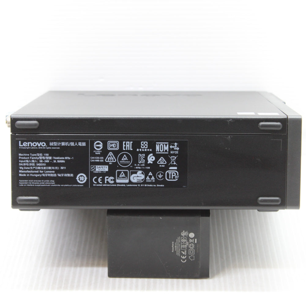Lenovo ThinkCentre M75s SFF PC 8GB RAM 256GB NVMe SSD AMD Athlon Pro 300GE WiFi