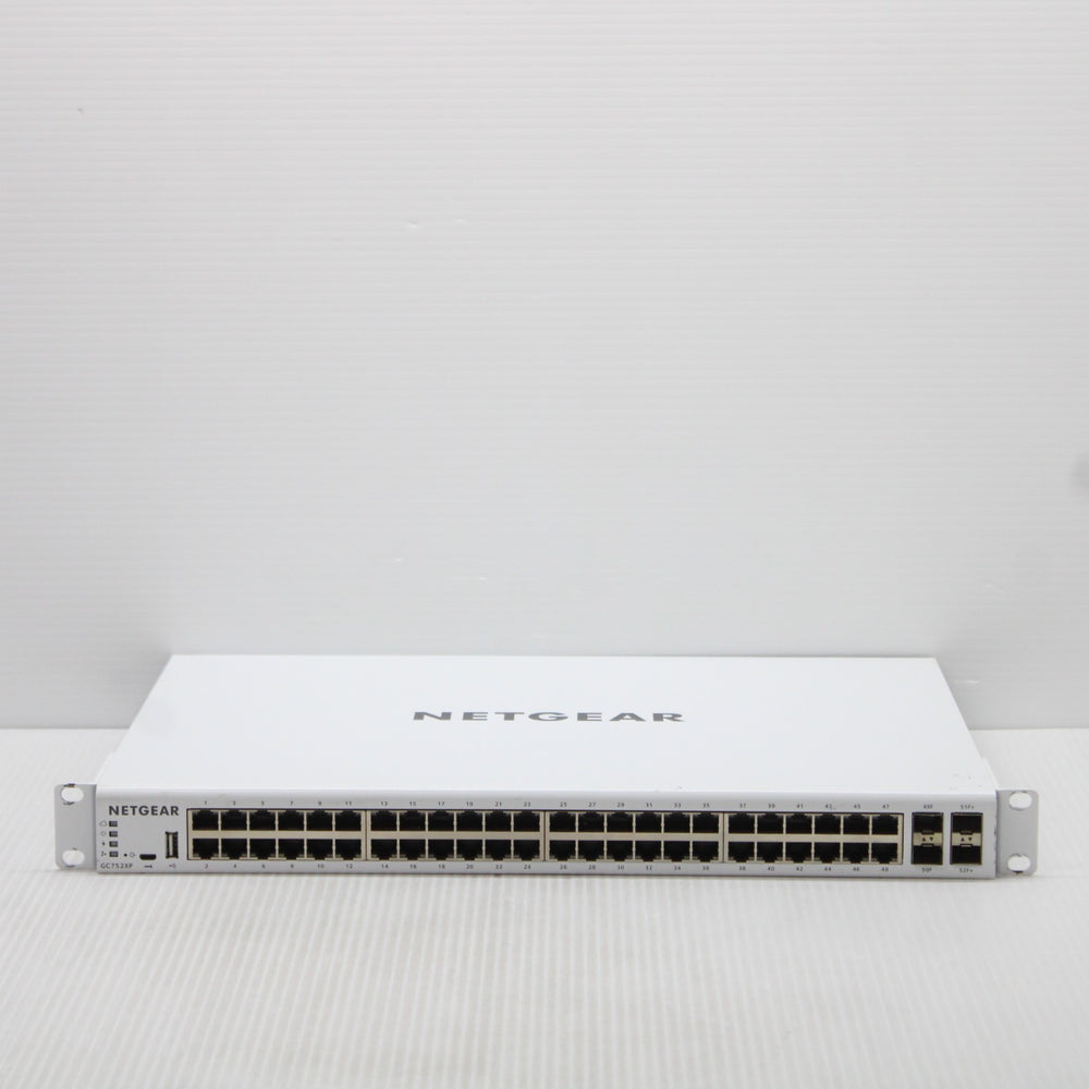 Netgear GC752XP Insight Managed Smart Cloud Switch 48 Port Layer 2 PoE+ SFP+