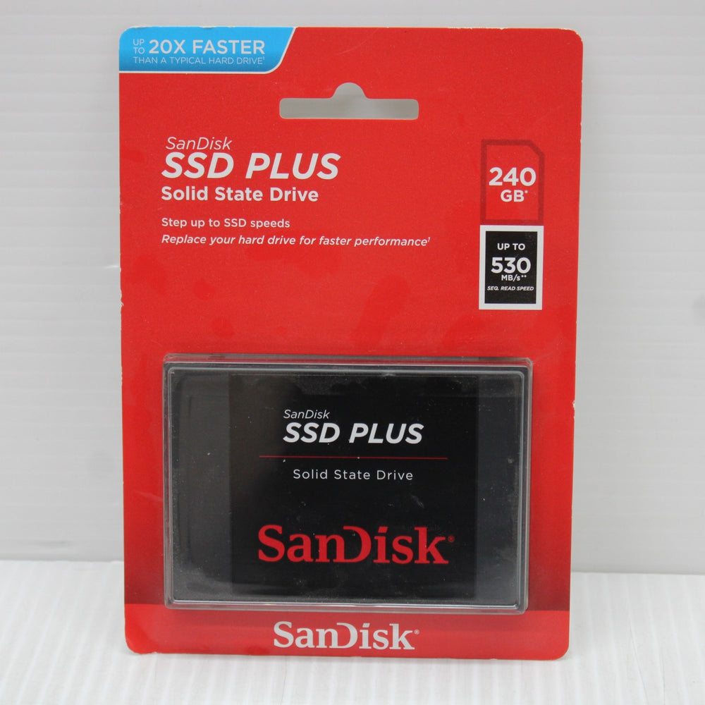 SanDisk SSD Plus 240GB 2.5 inch SATA III Up To 530 MB/s Read 440 MB/s Write