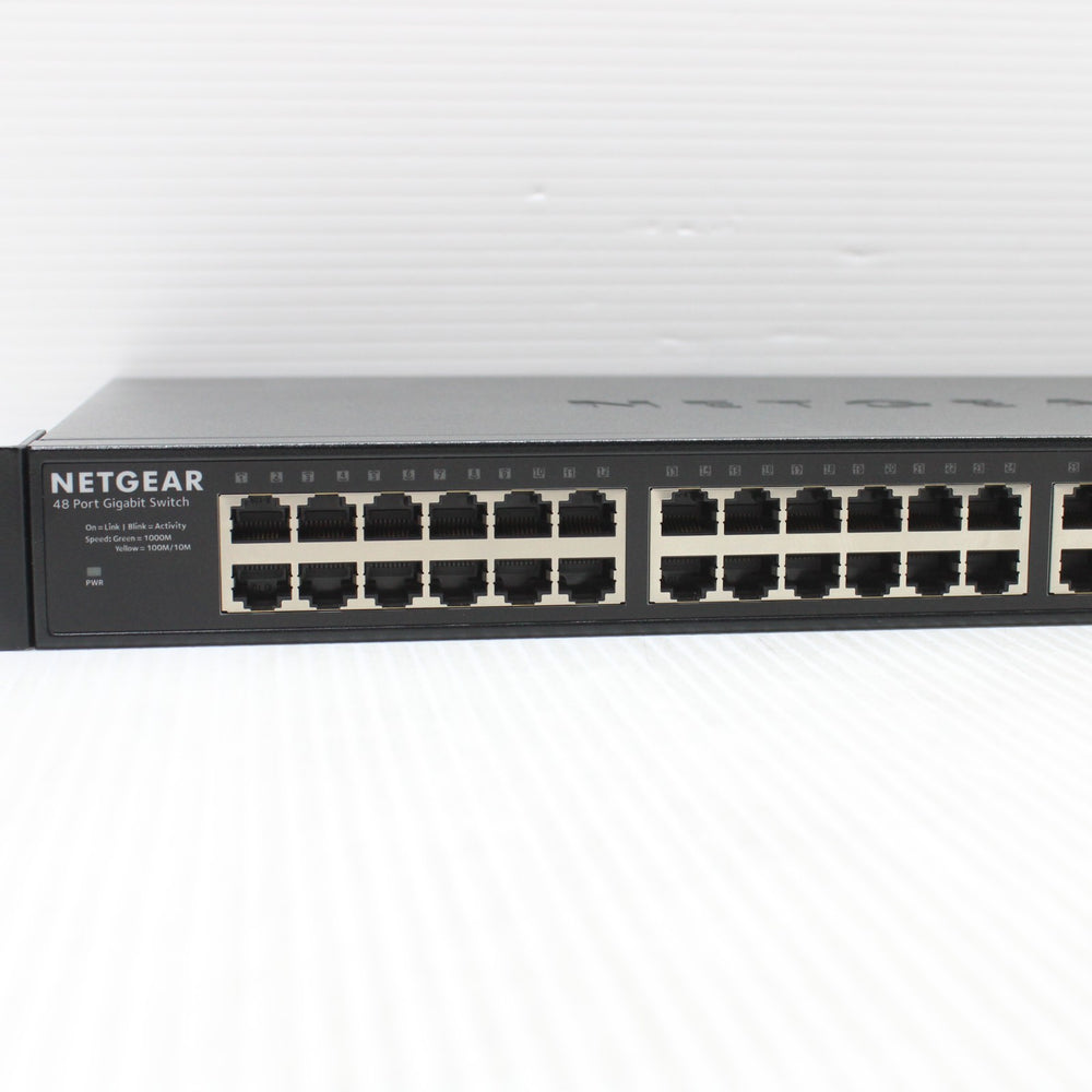 Netgear GS348 Layer 2 1u Unmanaged Ethernet Switch 48 Port 1Gbps Fanless