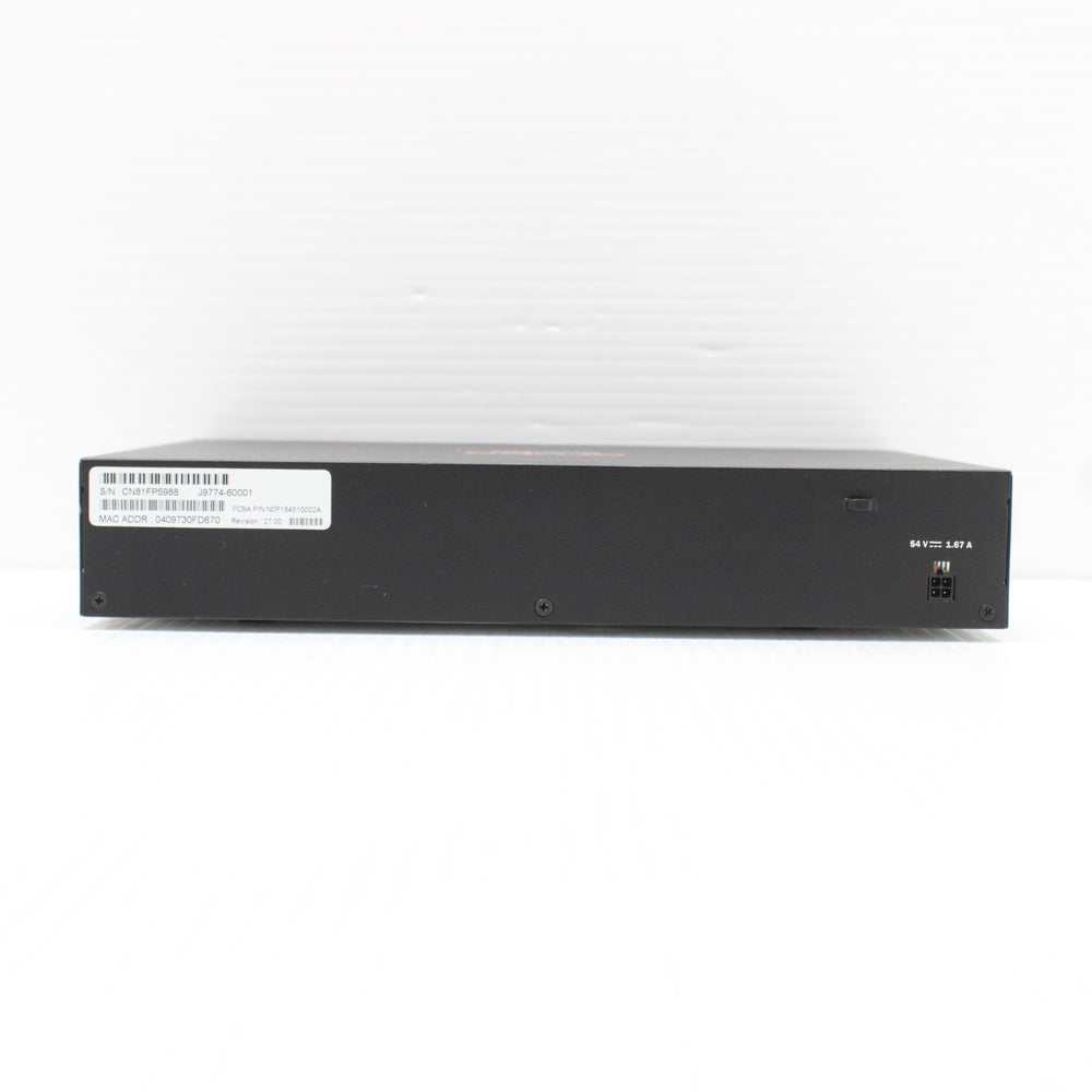 HP Aruba 2530-8G PoE+ J9774A 8 Port 1Gbps Gigabit Managed Network Switch