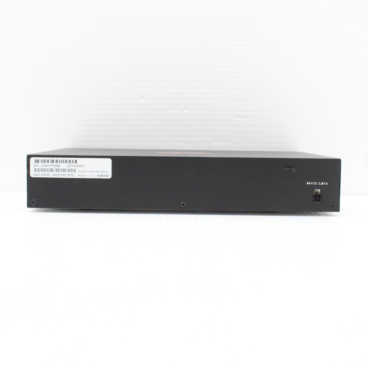 HP Aruba 2530-8G PoE+ J9774A 8 Port 1Gbps Gigabit Managed Network Switch