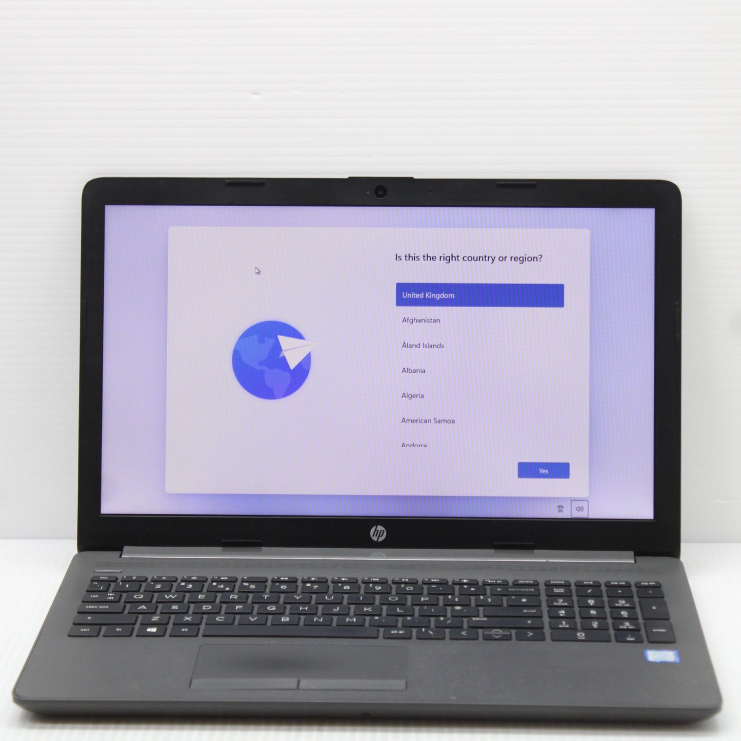 HP NoteBook i7 Laptop 15.6 in 250 G7 8GB RAM 256GB SSD Intel 8565U Windows 11