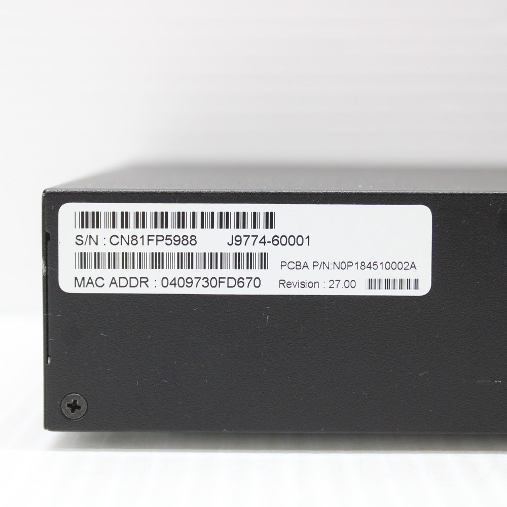 HP Aruba 2530-8G PoE+ J9774A 8 Port 1Gbps Gigabit Managed Network Switch