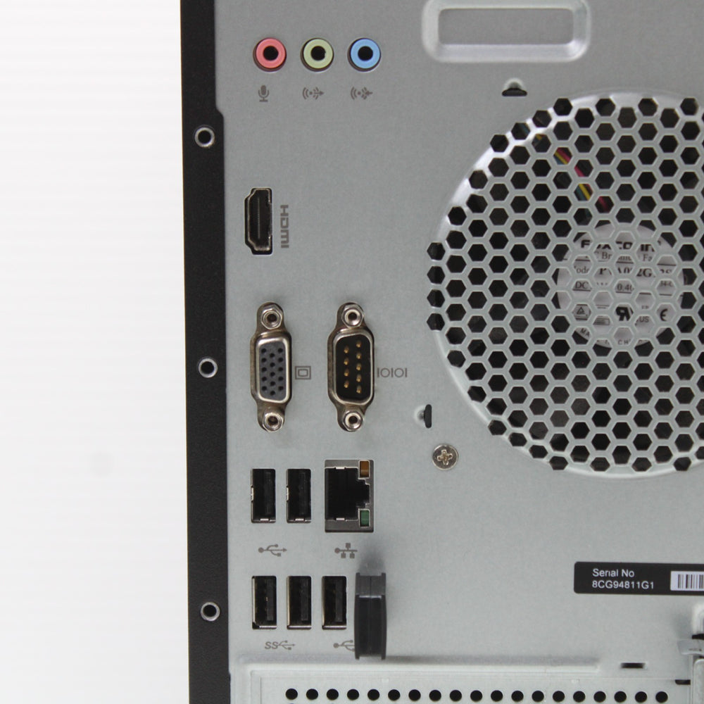 HP 285 G3 Mini Tower PC 8GB RAM 256GB NVMe SSD AMD Ryzen 3 2200G WiFi Windows 11