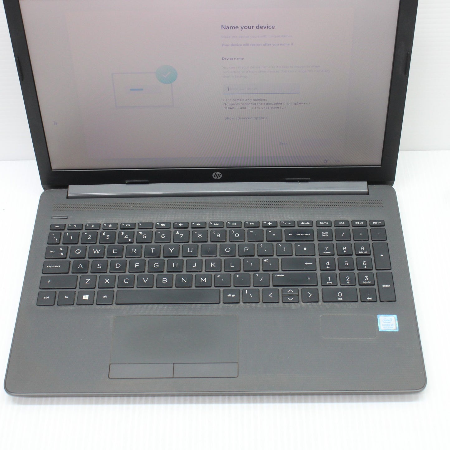 HP 250 G7 i7 Laptop Windows 11 Intel 8565U 12GB RAM 256GB SSD 15.6" HDMI