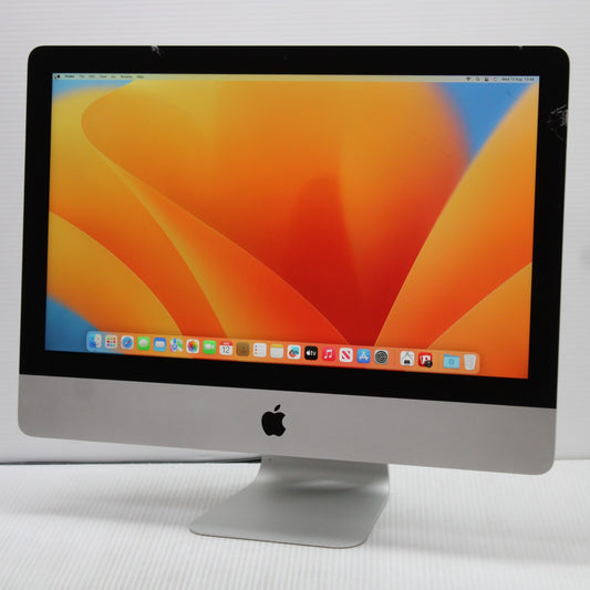 Apple iMac i5 2017 A1418 21.5 in 8GB RAM 256GB SSD Intel 7360U macOS Ventura